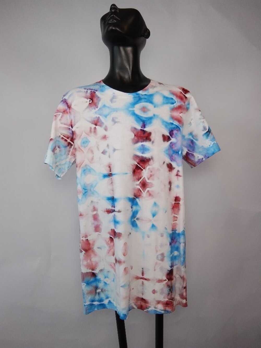 Small Unisex Bella-Canvas 3001C “Glitch” Ice Dyed T-Shirt
